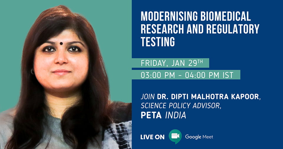 Webinar on Modernising Biomedical Research and Regulatory Testing