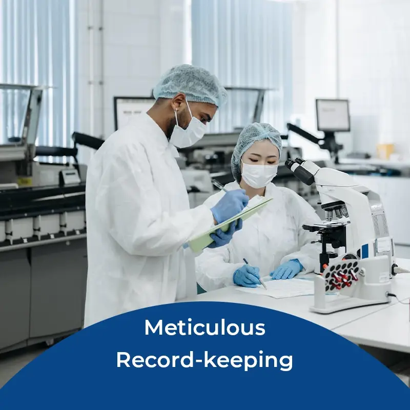 Reproducible results with meticulous record keeping